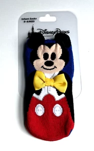 Disney Parks Baby Mickey Mouse Socken NEU Kleinkind 0-6 Monate - Bild 1 von 2