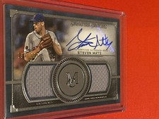 2019 Museum Collection Signature Swatches Steven Matz Dual Jersey Relic 182/299