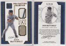 2016 Panini Pantheon Class and Rank Gold /25 Don Mattingly #CR-DM
