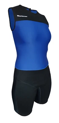 BERKNER Womens Weightlifting Singlet VICTORIA Blue/Black Weightlifting Suit - Image 1 of 4