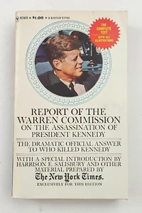 Report of the Warren Commission JFK Kennedy Assassination 1964 Paperback Book - Picture 1 of 8
