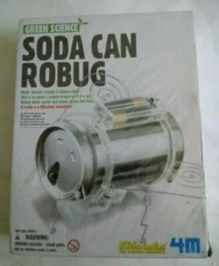 Lata de refresco Green Science Robug de 9 años en adelante nueva en paquete (caja ligeramente dañada) - Imagen 1 de 5