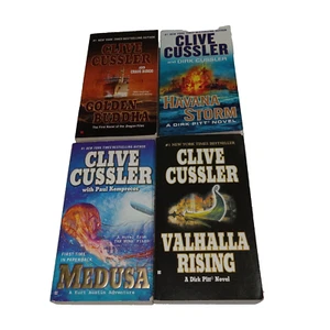 Clive Cussler Action Adventure Treasure Hunter 4 Book Lot lot13 - Bild 1 von 5