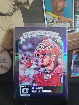 2016 Donruss Optic Yadier Molina DK Purple Prizm St Louis Cardinals #26 🔥 - Image 1 of 4