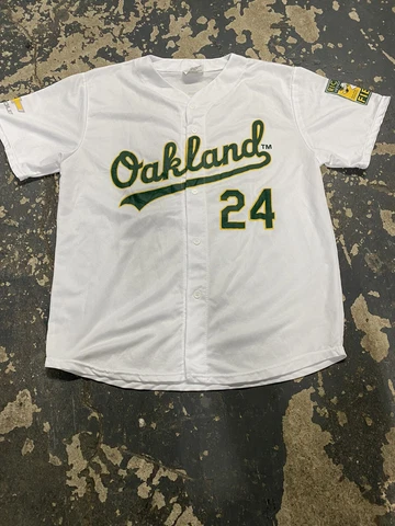 Oakland A’s Athletics Ricky Henderson 24 Field Day Jersey Promo Baseball 2017 XL Cover