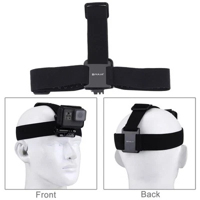 Elastic Head Straps, Action Camera Hands-free FOV Filming Head Wearing Headband - Image 1 of 4