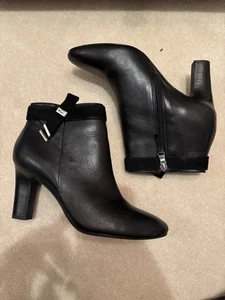 Mujer Polo Ralph Lauren Brin Cremallera Negro Bota/Tacones Reino Unido 6 - Imagen 1 de 16