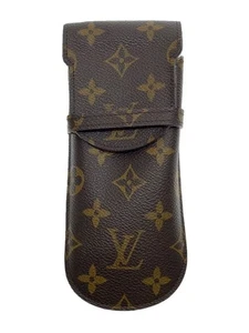 LOUIS VUITTON M62970 Monogram Eyeglass Case Brown Used Ladies - Picture 1 of 5
