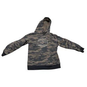 Timberland Boys' Camo Hoodie Size 6 Multicolor Long Sleeve Casual - Picture 1 of 4