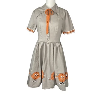 Her Universal Marvel Loki Miss Minutes Retro Dress Womens medium Zipper - Picture 1 of 9