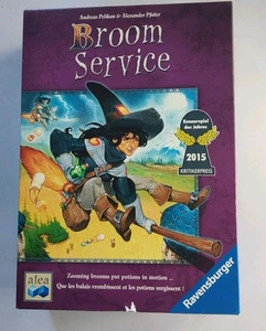 Broom Service Board Game French & English Rules & Card References New Open Box - Picture 1 of 12