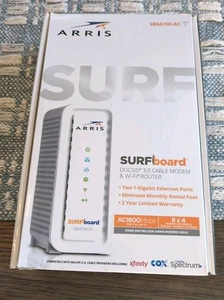 ARRIS Surfboard SBG6700-AC Cable Modem AC1600 WiFi Ethernet Router  DOCSIS 3.0 - Picture 1 of 7