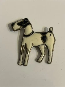 Vintage Rare 1960’s 60s Enamel Irish Airedale Foxterrier RARE Pin Brooch 1.5” - Bild 1 von 8