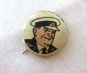 Police Chief Brandon PEP Pin Dick Tracy 1940s WWII Era Kelloggs - Picture 1 of 3