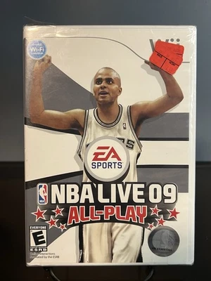 NBA Live 09 All-Play - Nintendo Wii Game Sealed! With Small Tear - Image 1 of 3
