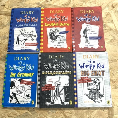 Diary of a Wimpy Kid Bundle of 6 Books by Jeff Kinney Job Lot - Image 1 of 4