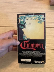 CHINATOWN 1974 Roman Polanski Movie VHS Video Tape 1989 Jack Nicholson - Picture 1 of 5