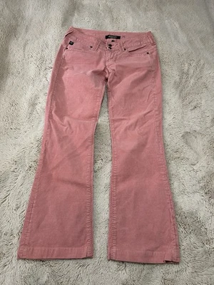 Женские вельветовые джинсы Serfontaine размер 26 розовые сделано в США гранж городская одежда - Изображение 1 из 4