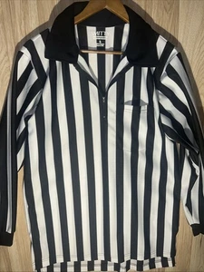 Smitty Performance Mesh Men’s Large Referee Long Sleeve Shirt 1/4 Zip - Picture 1 of 7