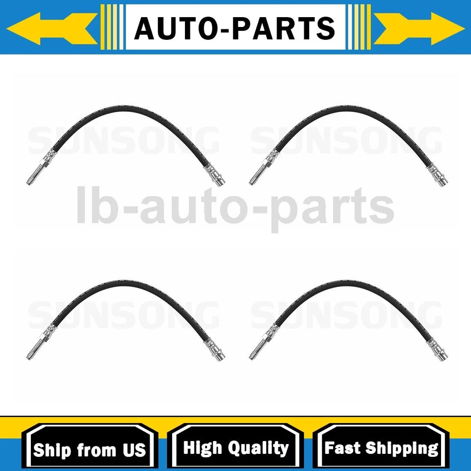 4X Manguera de línea de freno delantero trasero Sunsong para Dodge Sprinter 2500 2003-2006 Foto 1 de 4