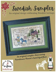 Schwedischer Sampler ~ Endlich ein Farmgirl Designs - Bild 1 von 1