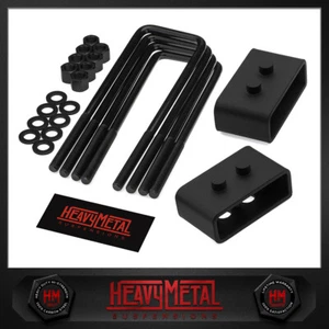 2" Rear Lift Leveling Kit For 2004-2020 Ford F-150 Blocks + U-Bolts 2WD 4WD - Imagen 1 de 6