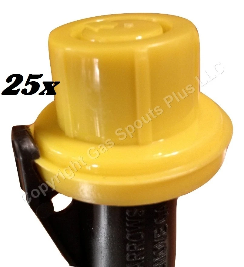 Blitz Replacement Yellow Spout Caps Top Hat Style Fits #900302 900092 900094