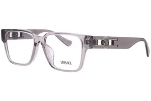 Versace VE3346 593 Eyeglasses Frame Men's Grey Transparent Full Rim 55mm - Picture 1 of 5