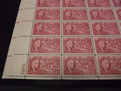 US Postal Sheet of 50 2¢ Stamps #931 Roosevelt and Little White House,1945 MNH - Image 1 of 3