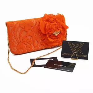 DOLCE&GABBANA Floral Lace Gold Chain Evening Bag / Clutch Abendtasche OP: 1295 € - Bild 1 von 9
