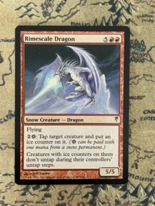 MTG Magic Rimescale Dragon NEAR MINT! (Coldsnap) - Picture 1 of 2