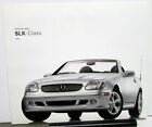 2003 Mercedes-Benz SLK Class Dealer Prestige Sales Brochure Features Specs