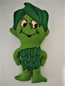Vintage Jolly Green Giant Little Sprout 13” Plush, Stuffed Advertising Doll 1-O - Picture 1 of 2