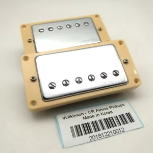 Wilkinson WVC Alnico V Nickel Silver Humbucker Pickups 4C - Picture 1 of 7