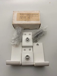Mauerkralle Weiß 85 mm Set mit Schrauben Fenster Tür Einbruchschutz - Bild 1 von 1