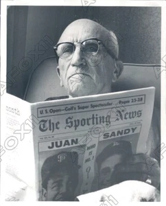 1966 Cleveland Indians Former Pitcher & Scout Cy Slapnicka Press Photo - Picture 1 of 2