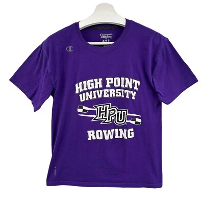 Champion Auténtica High Point University Remo Camiseta Vapor Algodón Para Hombre Mediana Foto 1 de 4