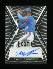 2023 Leaf Exotic Zebra Wave Dwight Gooden Auto Autograph 9/9 METS