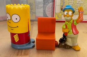 3 Vintage Simpsons BK Toys 2013 Bart, 2011 Hiding Maggie, 1990 Rubber Homer - Bild 1 von 10