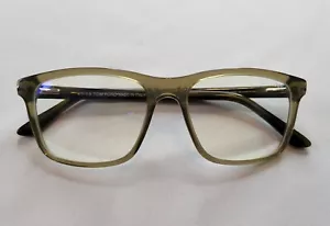 OCCHIALI UNISEX TOM FORD TF5479-B 098 VERDE OLIVA con OBIETTIVO BLU BLOCCO MADE ITALY - Foto 1 di 8
