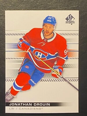 Jonathan Drouin 2019-20 Upper Deck SP Authentic #73 Montreal Canadiens - Image 1 of 2