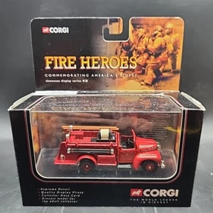 CORGI Fire Heroes BOSTON Fire Department Mack B Open Pumper 1:43 Diecast NIB - Picture 1 of 12