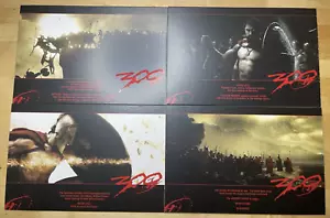300 Movie Zack Snyder Commentary of the Scene 4 Cards 6x4" Collector's Edition - Picture 1 of 3