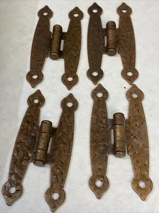 6 "H" 2,5" Unterputz Kolonialoptik Kupfer Schrank Scharniere 2" Mitte. A97B - Bild 1 von 9