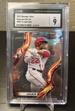 Juan Soto 2021 Bowman’s Best Heatwave Die-Cut 🔥🔥Nationals Padres CSG 9