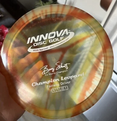 Innova Champ Barry Schultz 2x Tridye Splatter Leopard, 174 Gs, No Ink, 9/10 $$$$ - Image 1 of 4