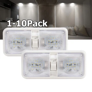 2-10x 12V Led RV Ceiling Dome Light RV Interior Lighting for Trailer Camper Boat - Bild 1 von 21