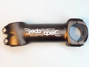 Deda Quattro Negro 31 - 11 cm manillar vástago de bicicleta - Nuevo de lote antiguo - Imagen 1 de 5