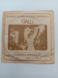 Corda musicale per chitarra spagnola  SOL  Galli Made in Italy vintage - Picture 1 of 1