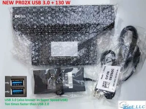 Nuovo Dell Latitude E-Port PLUS PR02X USB 3.0 con adattatore PA-4E 130 W. (Senza scatola) - Foto 1 di 3